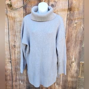 Turtle Neck Sweater Dress